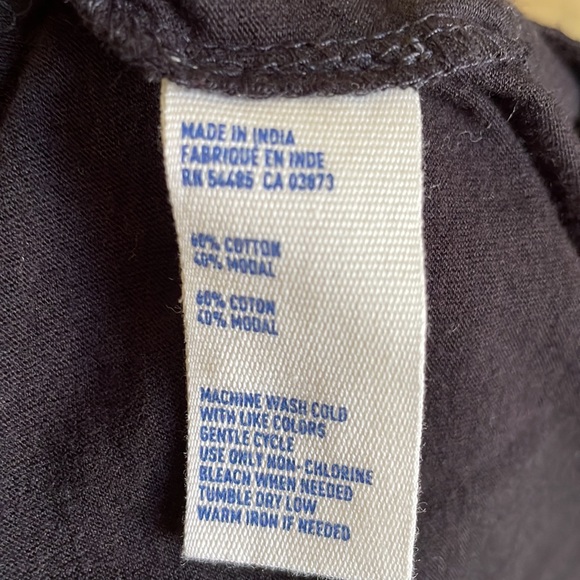 NWT American eagle black wrap dress 3/4 sleeve - Picture 5 of 5